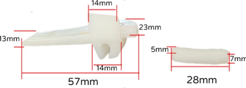 CENE Koruma Plastiği Beyaz Boy 57mm SSIB-948-22