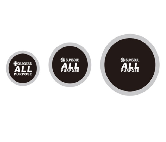 Sunsoul Gri Universla Yama 79 Mm Yuvarlak (1 Adet)